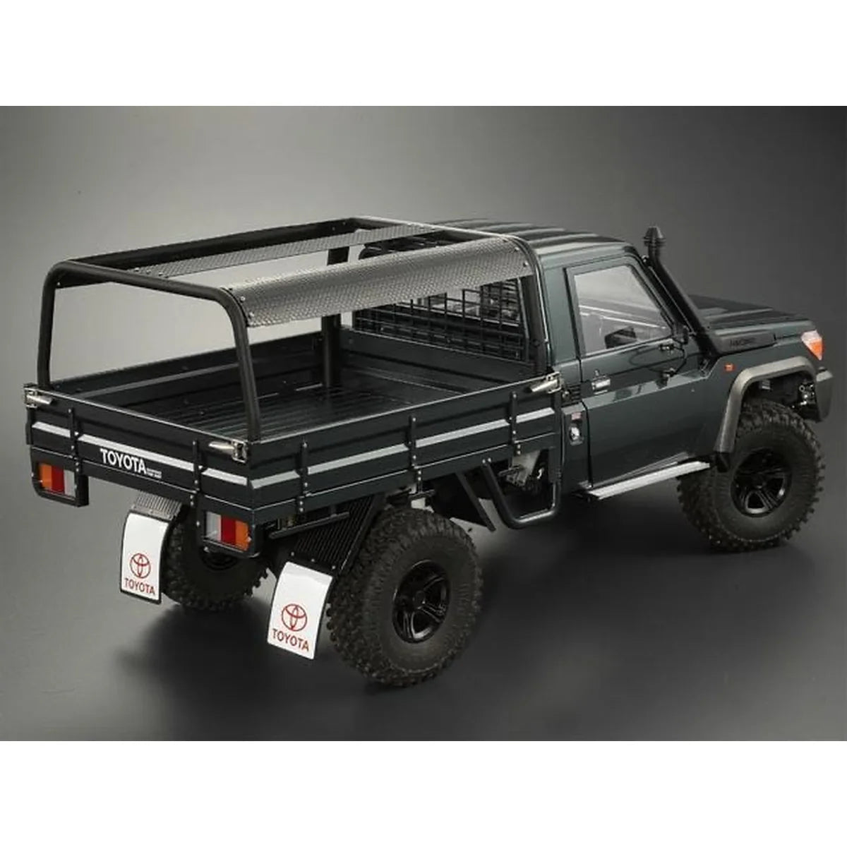 Killerbody Toyota LC70 Ladefläche Aufbau KB48668 Zubehör Crawler – Draufsicht mit Ladefläche, Dachträger, Reifen sichtbar