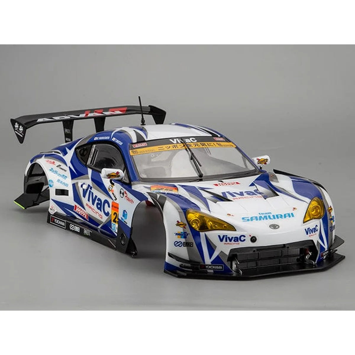 Killerbody Toyota VivaC 86 MC Karosserie lackiert KB48725 im Maßstab 1:10 Touring Car & Onroad – Seitenansicht
