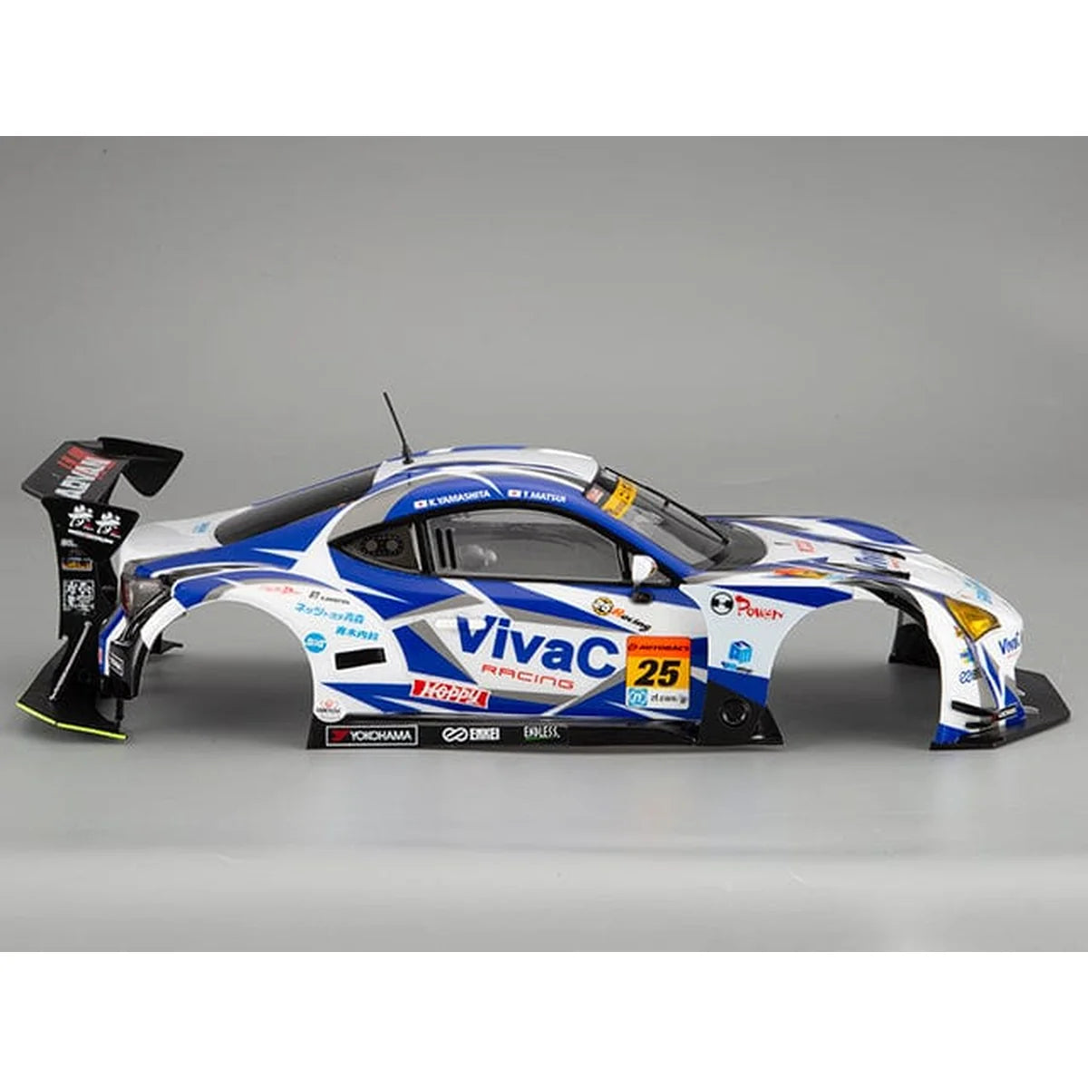 Killerbody Toyota VivaC 86 MC Karosserie lackiert KB48725 im Maßstab 1:10 Touring Car & Onroad – Seitenansicht
