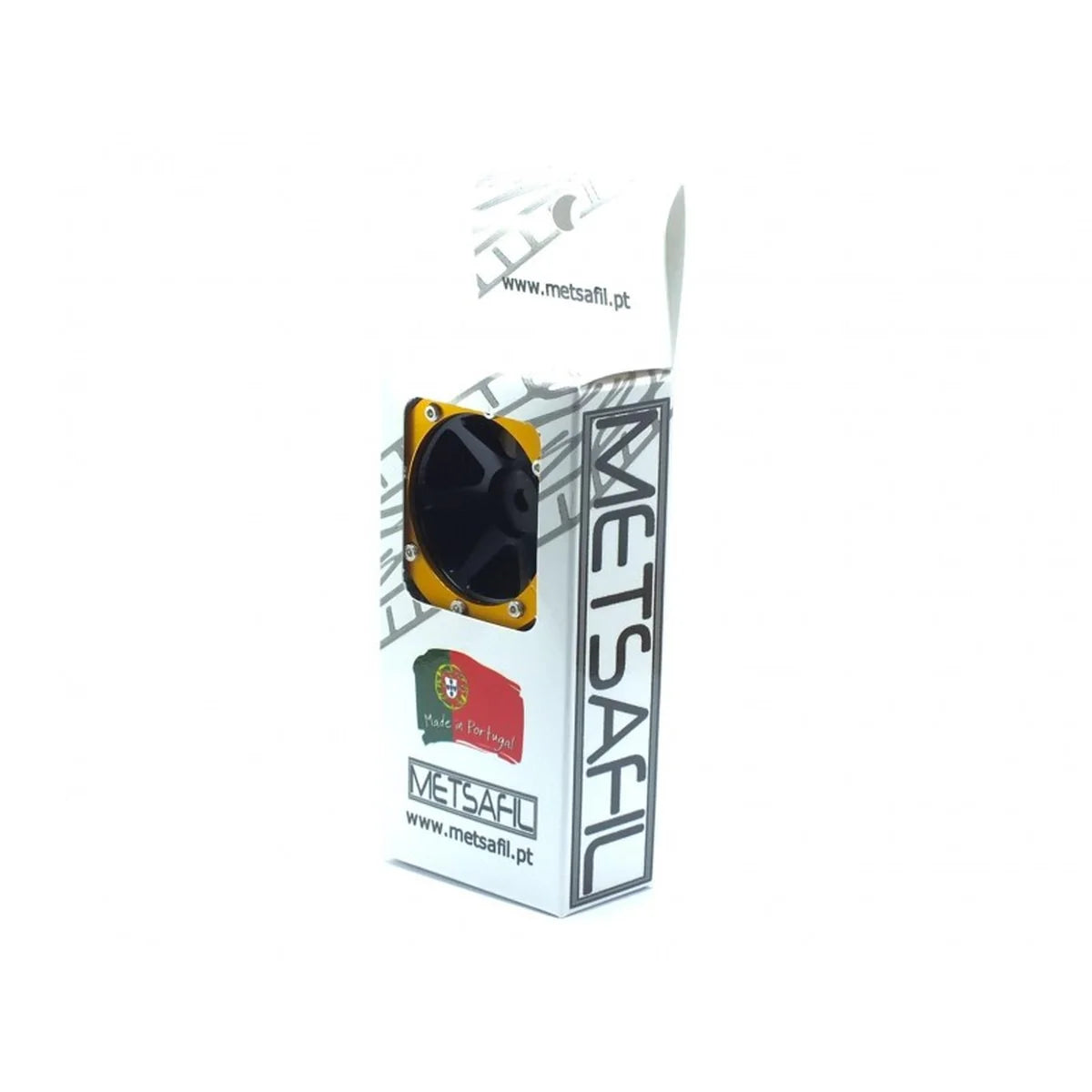 Metsafil Beadlock-Felgen PT-Slingshot 1.9 (2) Schwarz/Gold MT0030BGO