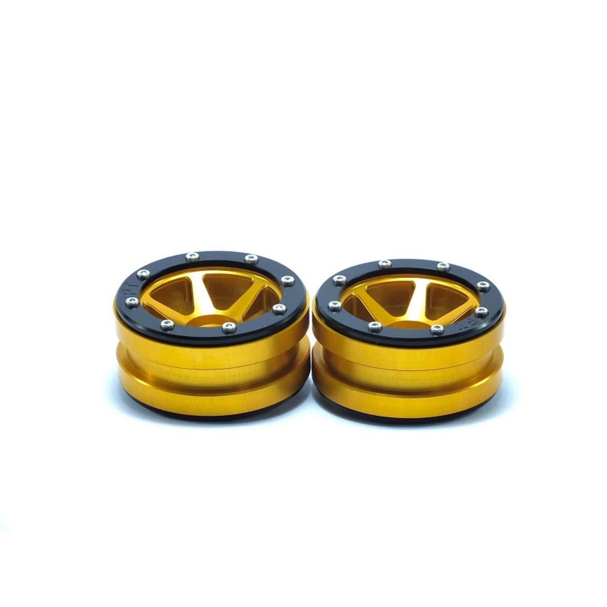 Metsafil Beadlock-Felgen PT-Slingshot 1.9 (2) Gold/Schwarz MT0030GOB