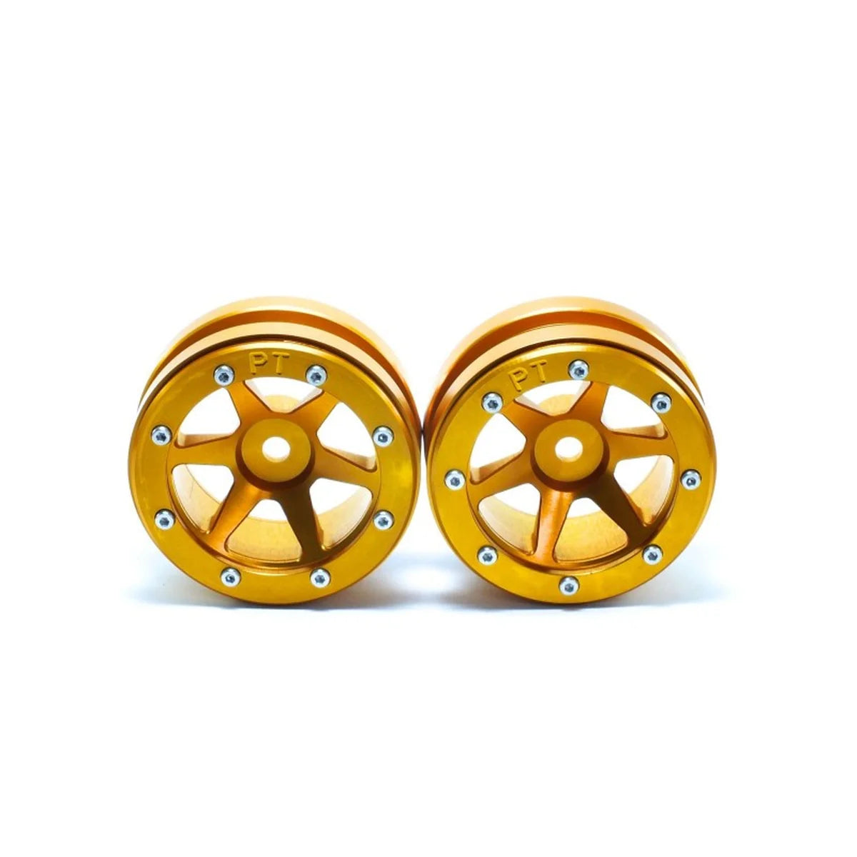 Metsafil Beadlock-Felgen PT-Slingshot 1.9 (2) Gold/Gold MT0030GOGO