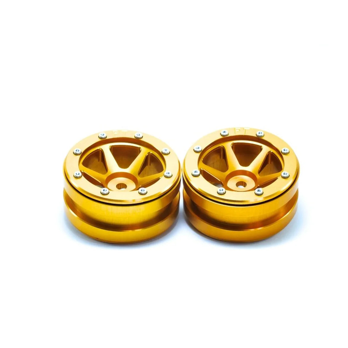 Metsafil Beadlock-Felgen PT-Slingshot 1.9 (2) Gold/Gold MT0030GOGO