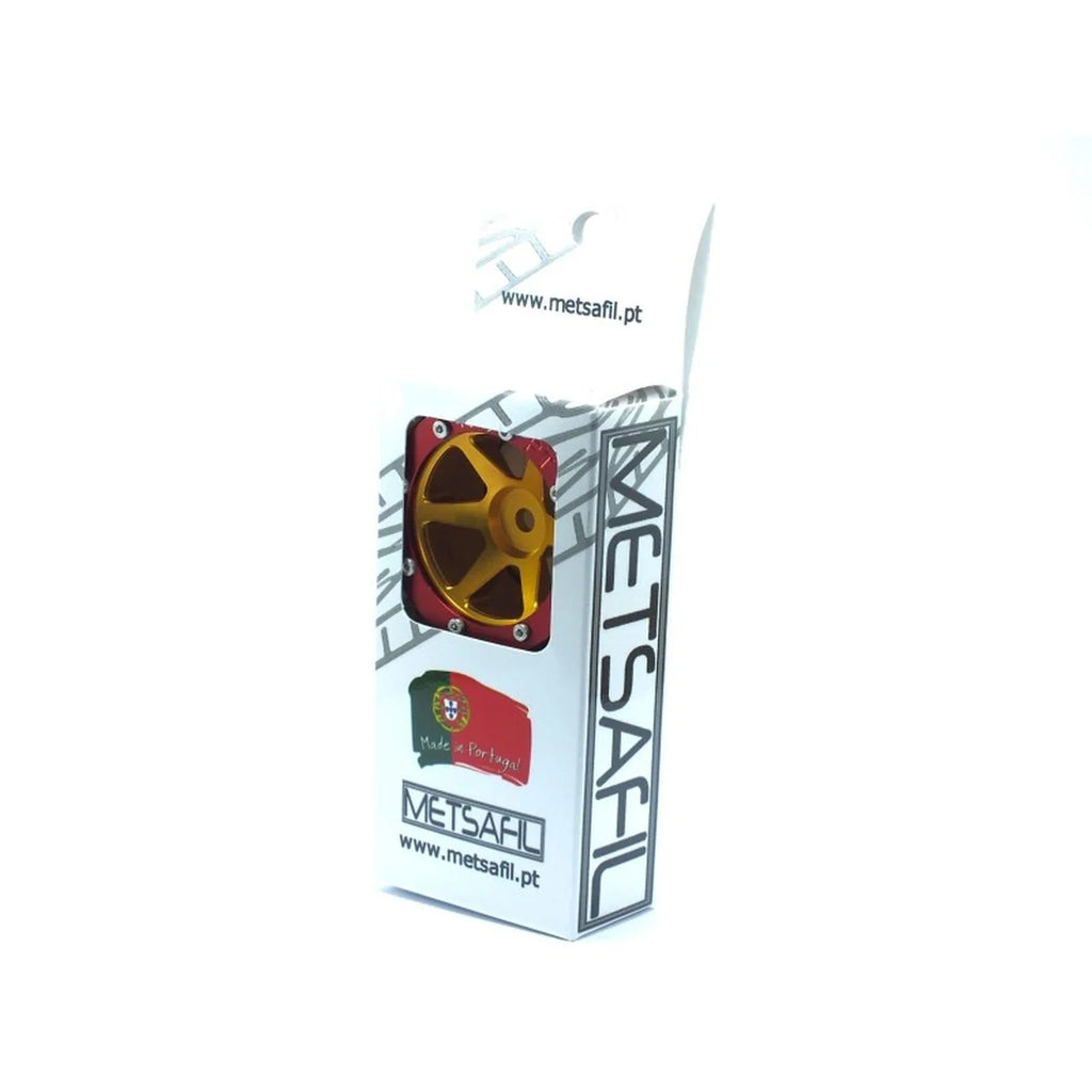 Metsafil Beadlock-Felgen PT-Slingshot 1.9 (2) Gold/Rot MT0030GOR