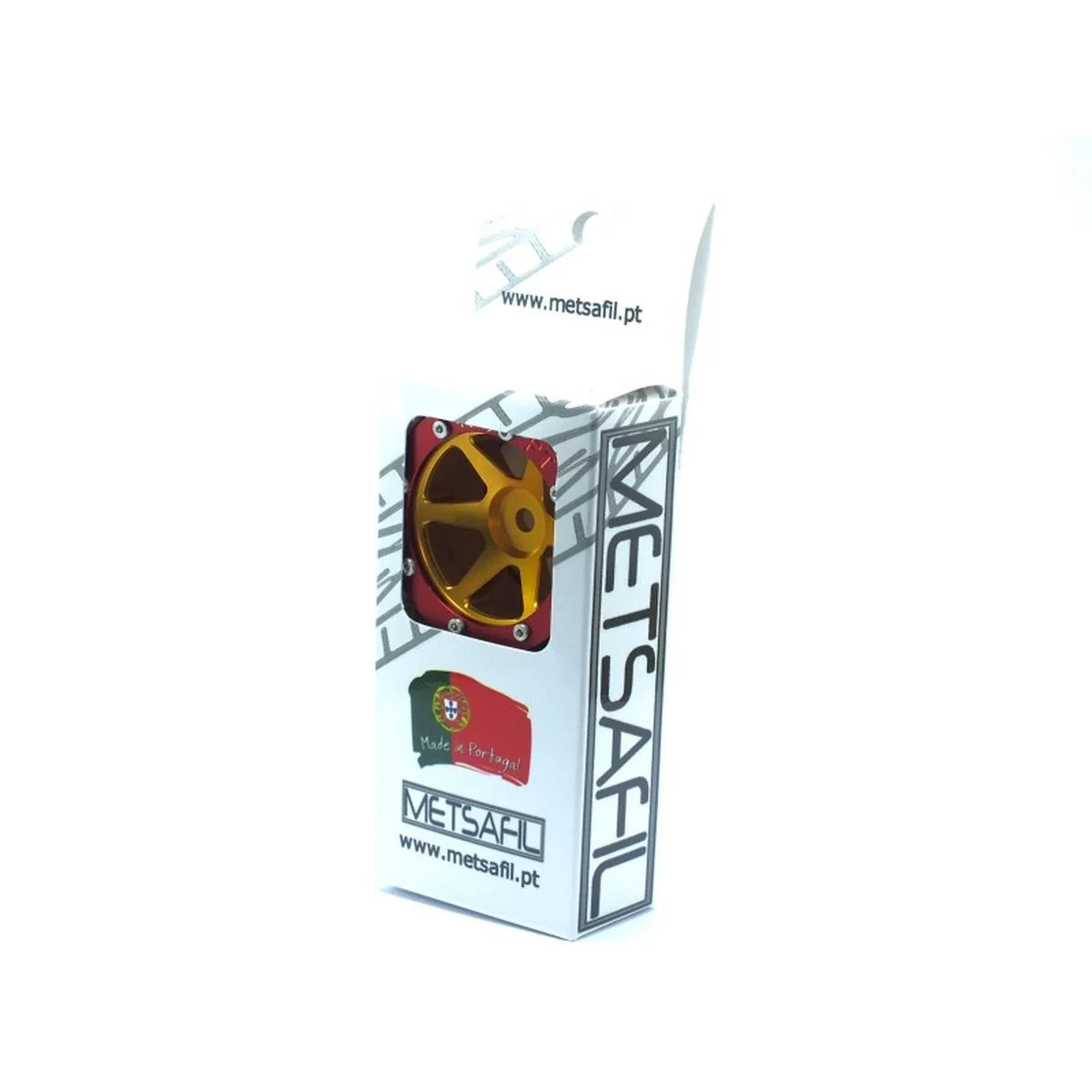 Metsafil Beadlock-Felgen PT-Slingshot 1.9 (2) Gold/Rot MT0030GOR