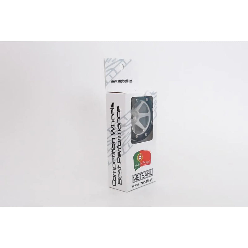 Metsafil Beadlock-Felgen PT-Slingshot 1.9 (2) Silber/Schwarz MT0030SB