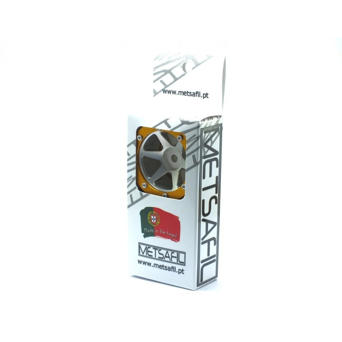 Metsafil Beadlock-Felgen PT-Slingshot 1.9 (2) Silber/Gold MT0030SGO