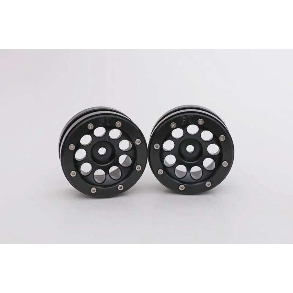 Metsafil Beadlock-Felgen PT-Ecohole 1.9 (2) Schwarz/Schwarz MT0050BB