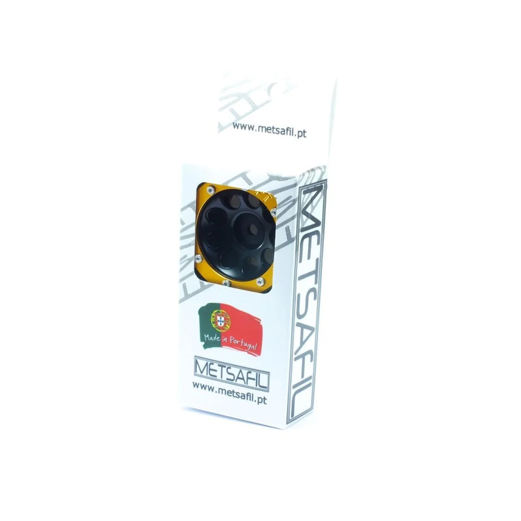 Metsafil Beadlock-Felgen PT-Ecohole 1.9 (2) Schwarz/Gold MT0050BGO