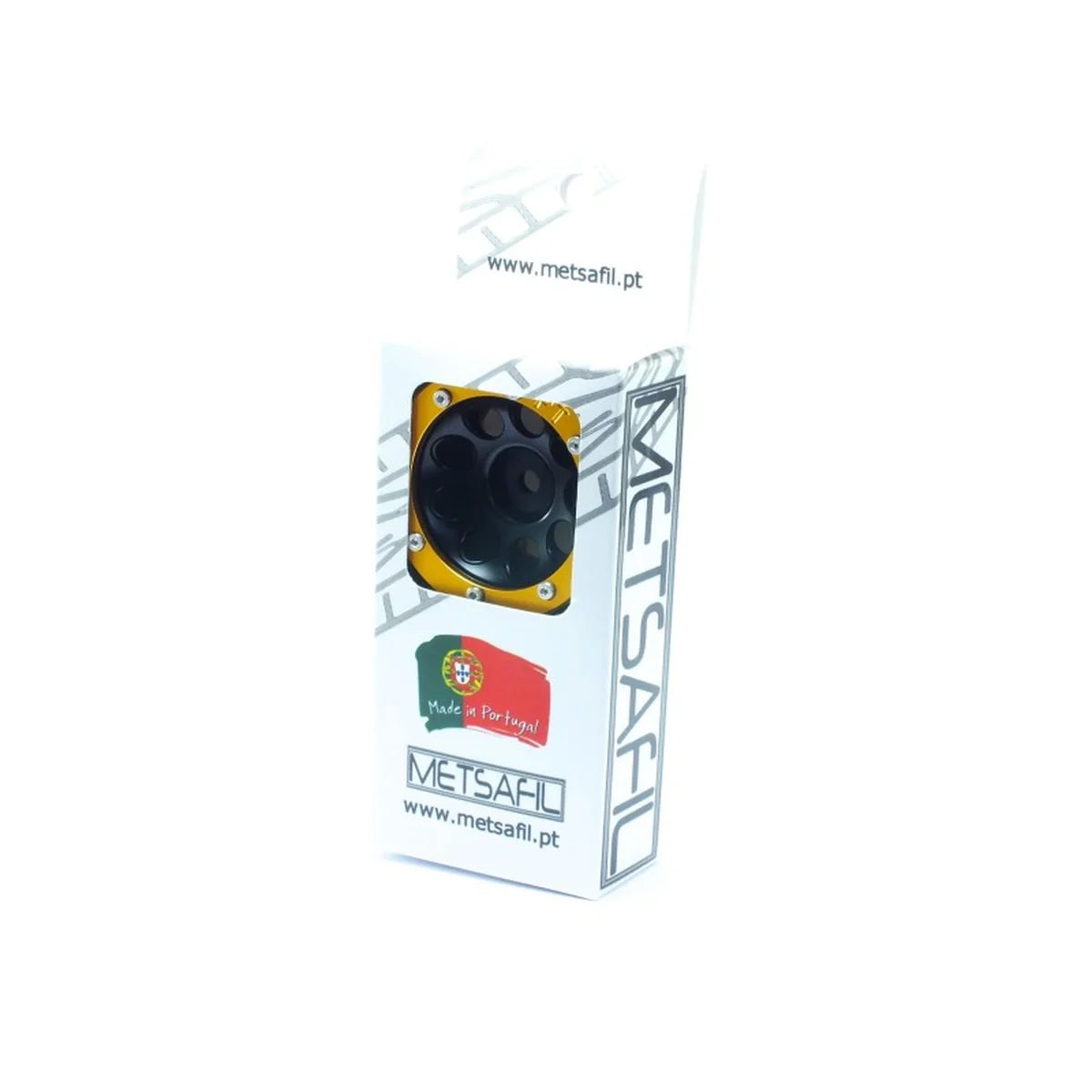 Metsafil Beadlock-Felgen PT-Ecohole 1.9 (2) Schwarz/Gold MT0050BGO
