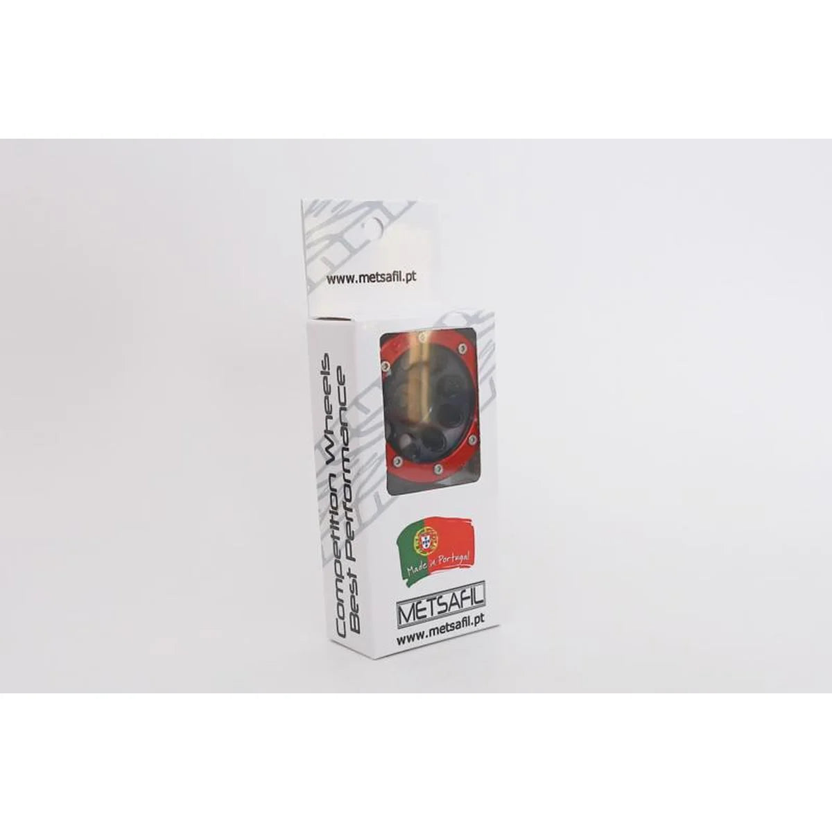Metsafil Beadlock-Felgen PT-Ecohole 1.9 (2) Schwarz/Rot MT0050BR
