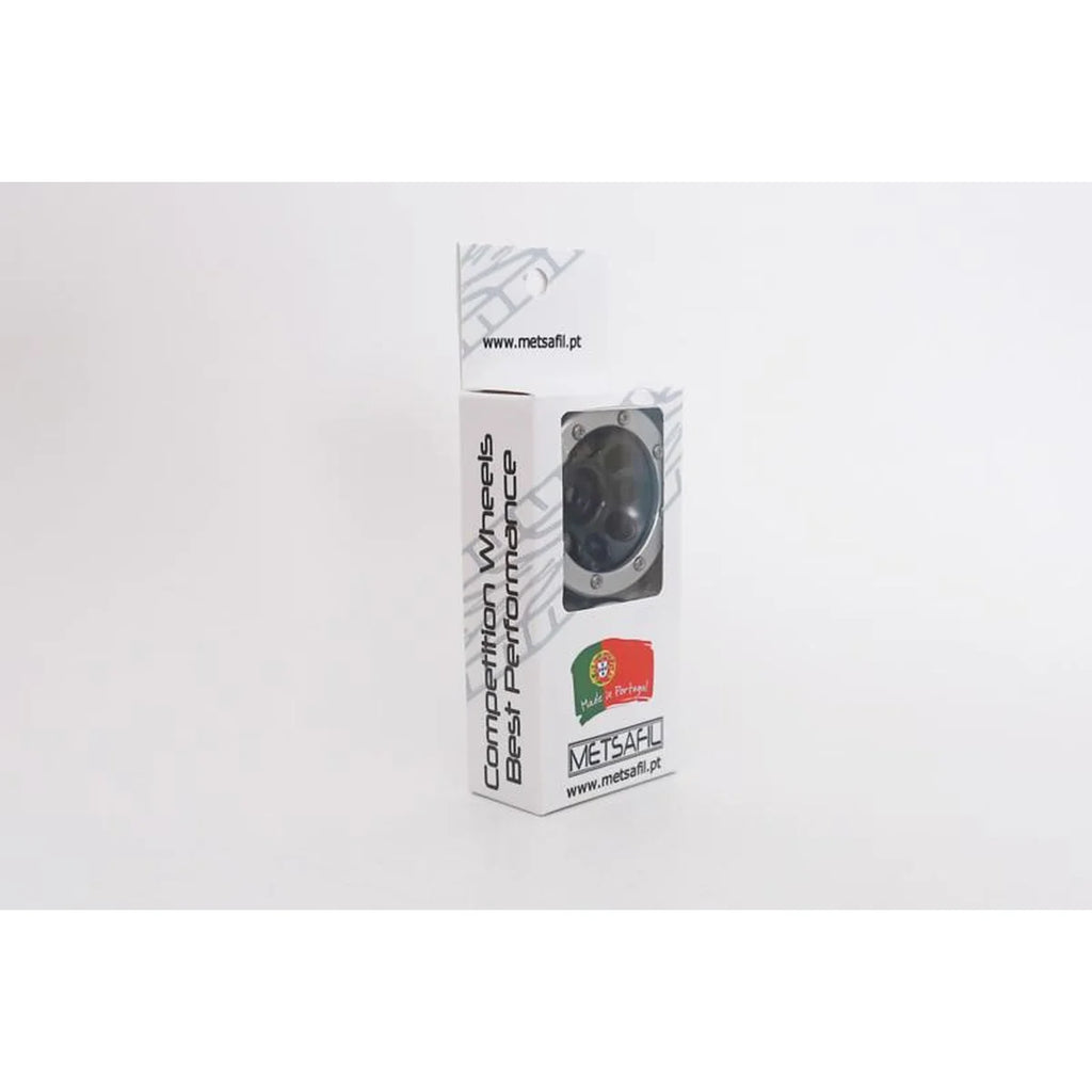 Metsafil Beadlock-Felgen PT-Ecohole 1.9 (2) Schwarz/Silber MT0050BS