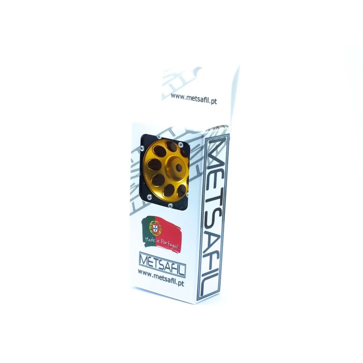 Metsafil Beadlock-Felgen PT-Ecohole 1.9 (2) Gold/Schwarz MT0050GOB
