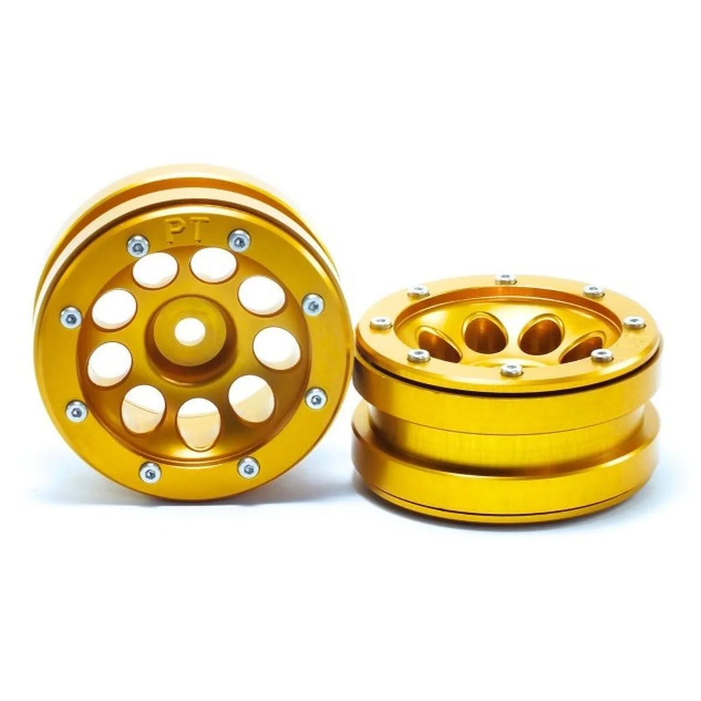 Metsafil Beadlock-Felgen PT-Ecohole 1.9 (2) Gold/Gold MT0050GOGO