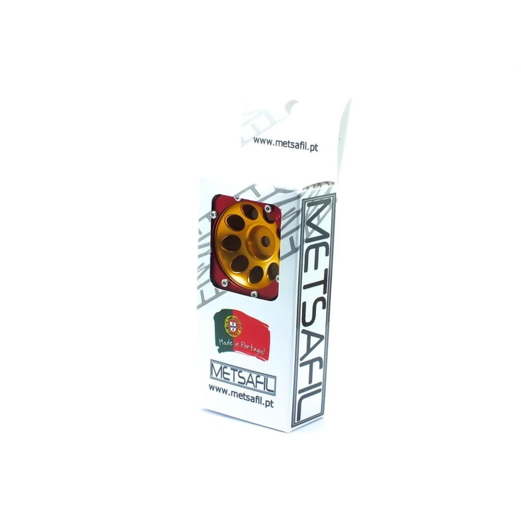 Metsafil Beadlock-Felgen PT-Ecohole 1.9 (2) Gold/Rot MT0050GOR