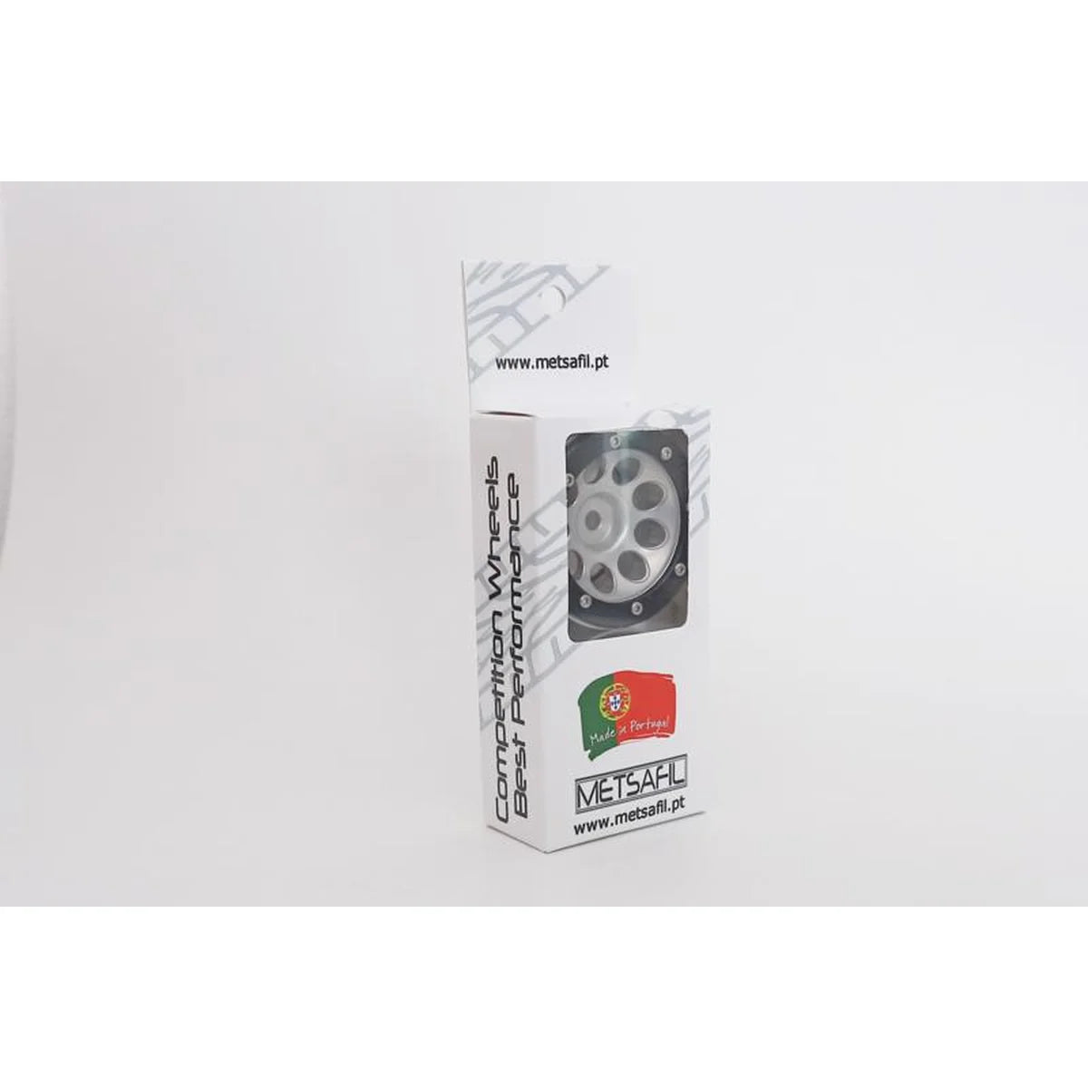 Metsafil Beadlock-Felgen PT-Ecohole 1.9 (2) Silber/Schwarz MT0050SB