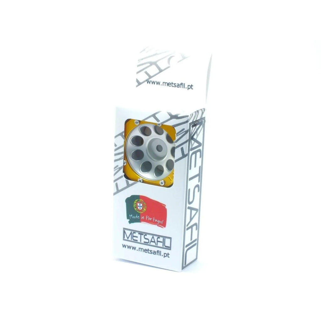 Metsafil Beadlock-Felgen PT-Ecohole 1.9 (2) Silber/Gold MT0050SGO