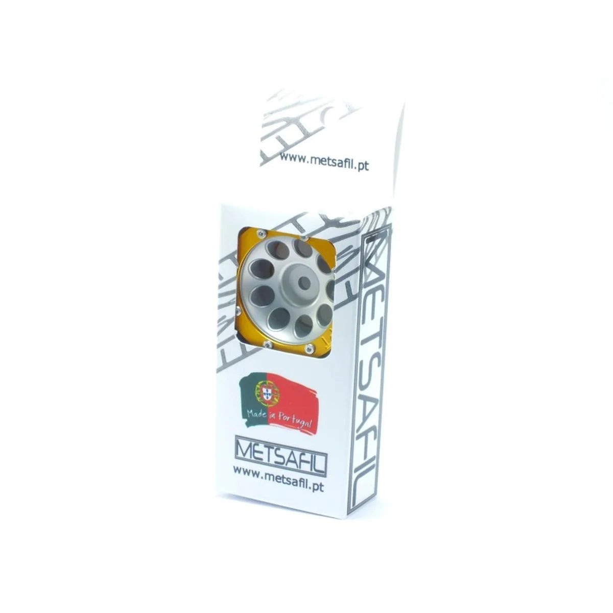 Metsafil Beadlock-Felgen PT-Ecohole 1.9 (2) Silber/Gold MT0050SGO