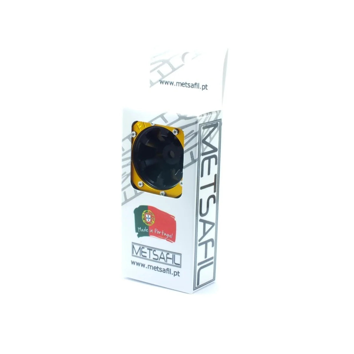 Metsafil Beadlock-Felgen PT-Claw 1.9 (2) Schwarz/Gold MT0060BGO
