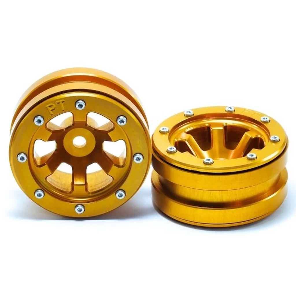 Metsafil Beadlock-Felgen PT-Claw 1.9 (2) Gold/Gold MT0060GOGO
