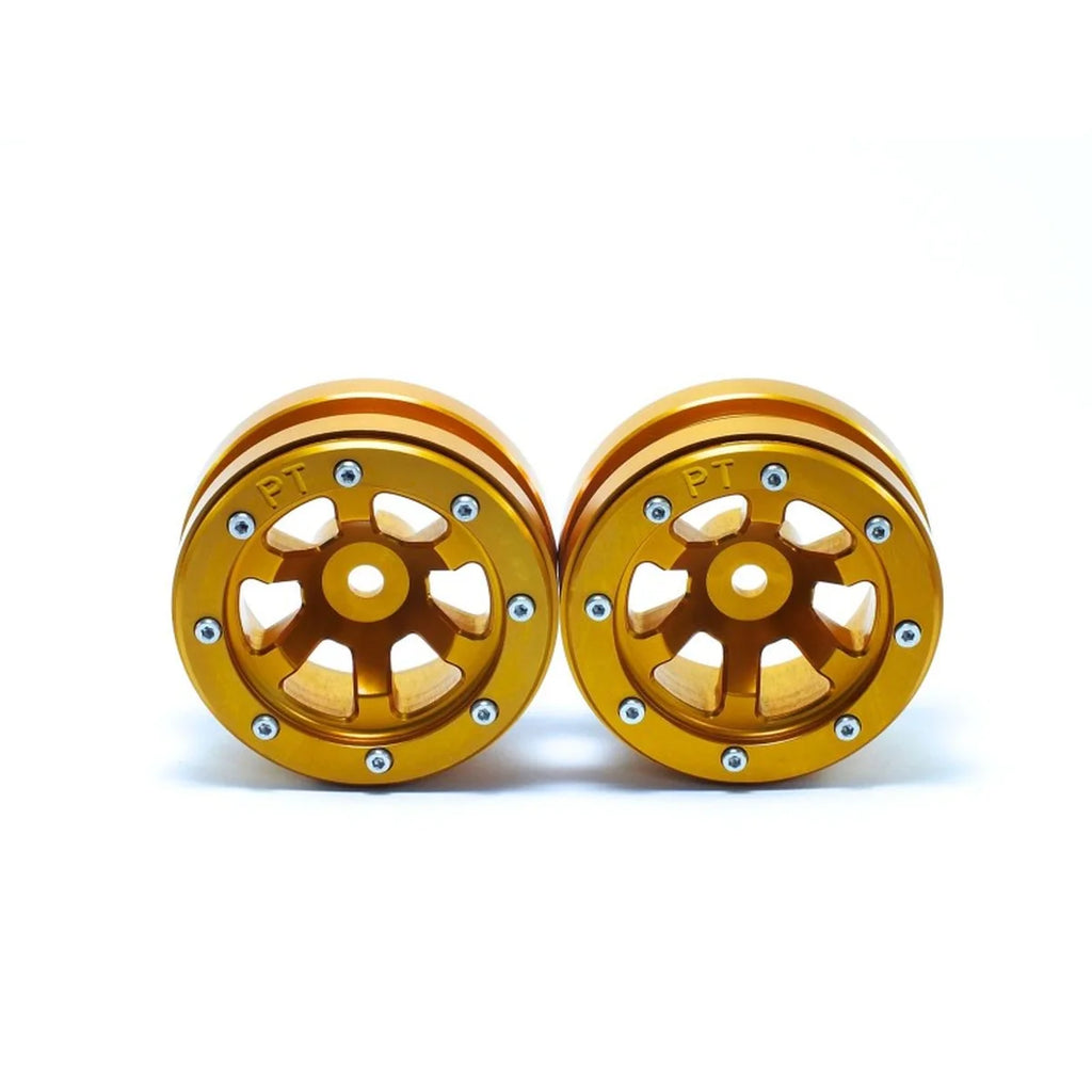 Metsafil Beadlock-Felgen PT-Claw 1.9 (2) Gold/Gold MT0060GOGO