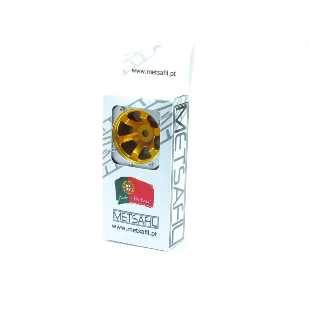 Metsafil Beadlock-Felgen PT-Claw 1.9 (2) Gold/Silber MT0060GOS