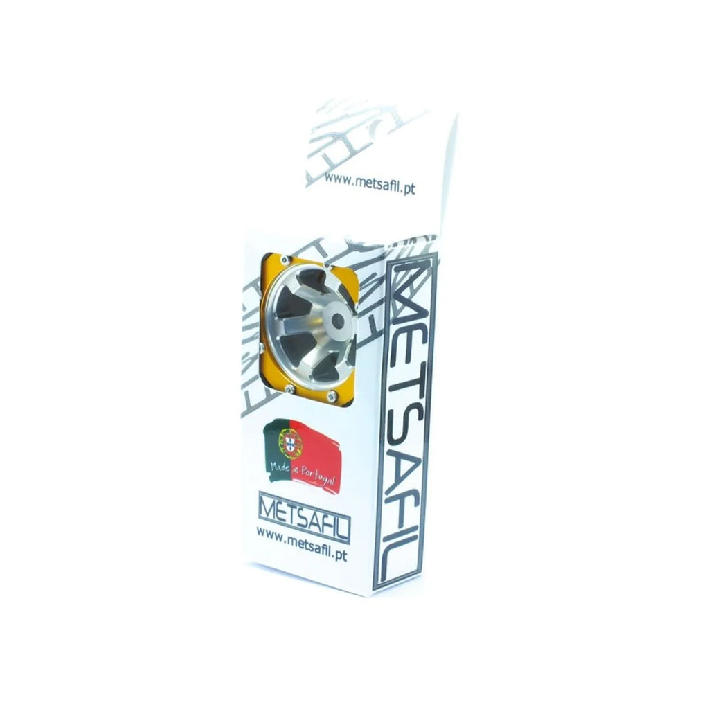 Metsafil Beadlock-Felgen PT-Claw 1.9 (2) Silber/Gold MT0060SGO