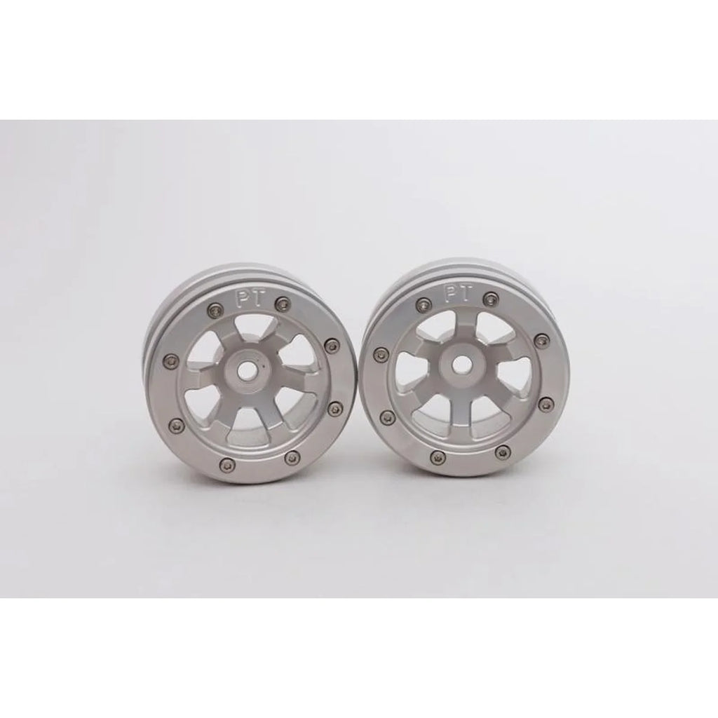 Metsafil Beadlock-Felgen PT-Claw 1.9 (2) Silber/Silber MT0060SS