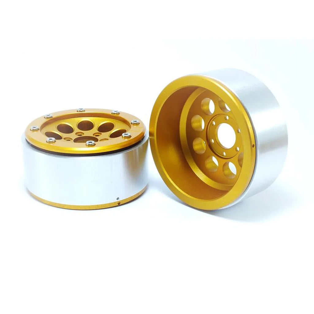 Metsafil Beadlock Wheels GUN 1.9 (2) ohne Radnabe Gold/Gold MT5020GOGO