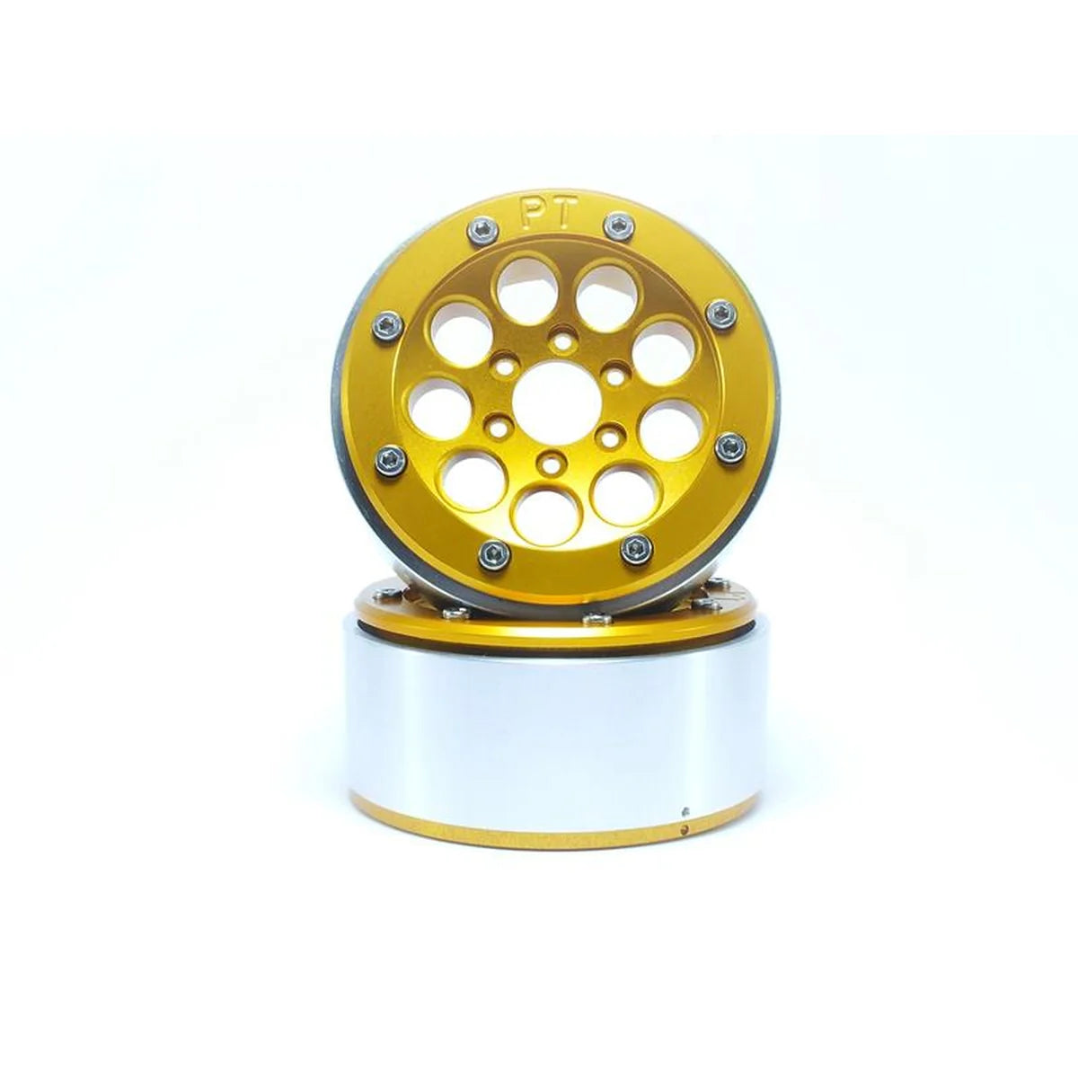 Metsafil Beadlock Wheels GUN 1.9 (2) ohne Radnabe Gold/Gold MT5020GOGO
