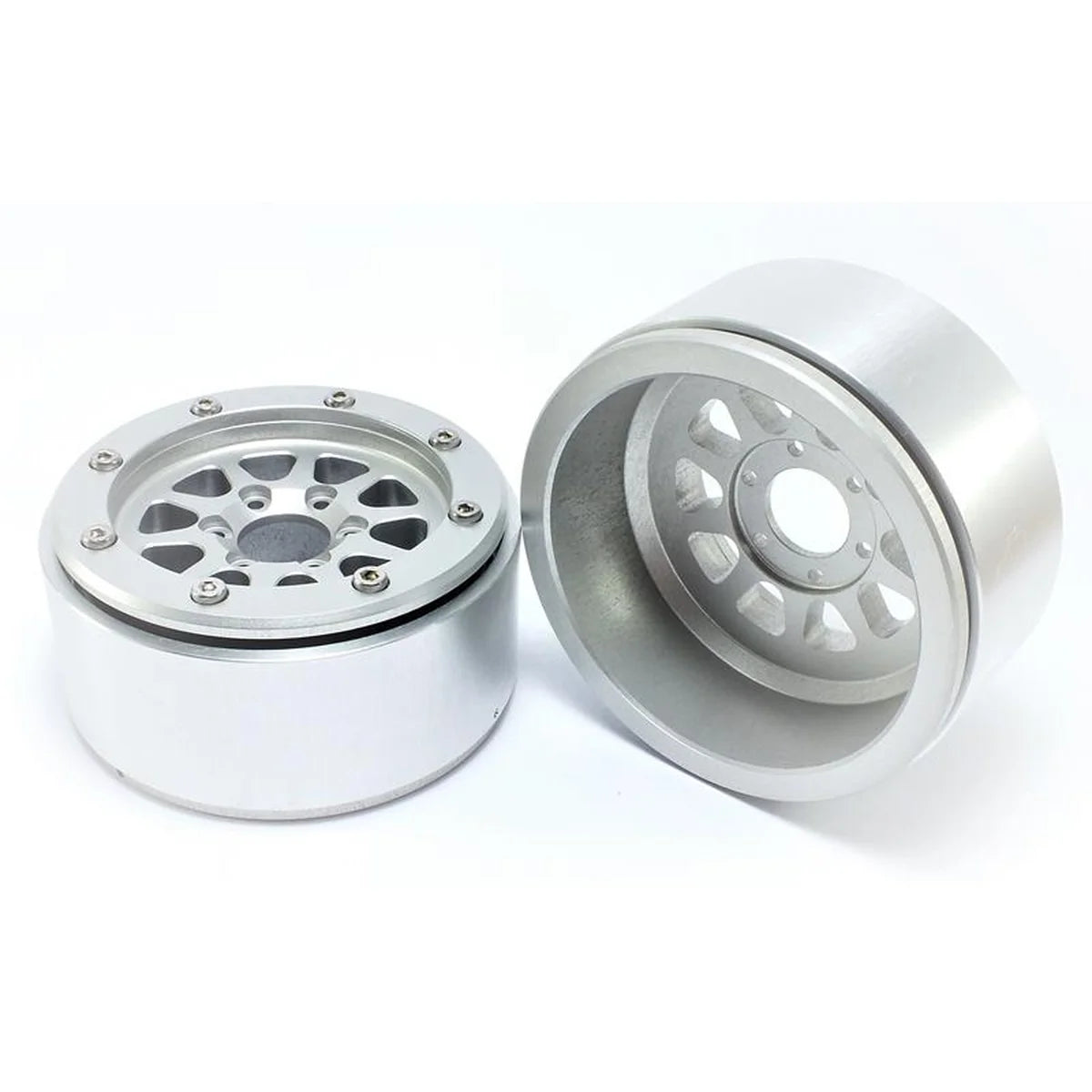 Metsafil Beadlock Wheels GEAR 1.9 (2) ohne Radnabe Silber/Silber MT5030SS