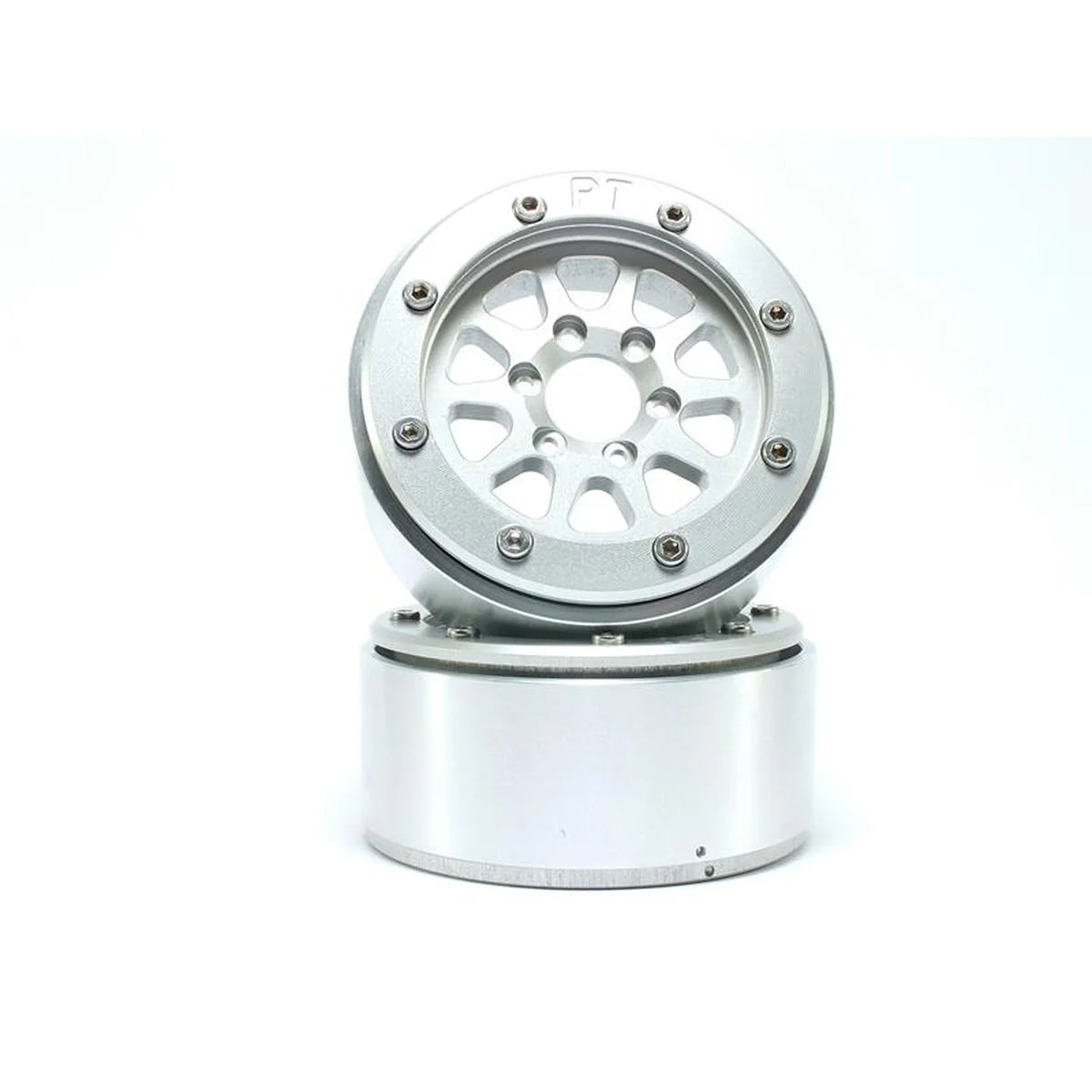 Metsafil Beadlock Wheels GEAR 1.9 (2) ohne Radnabe Silber/Silber MT5030SS