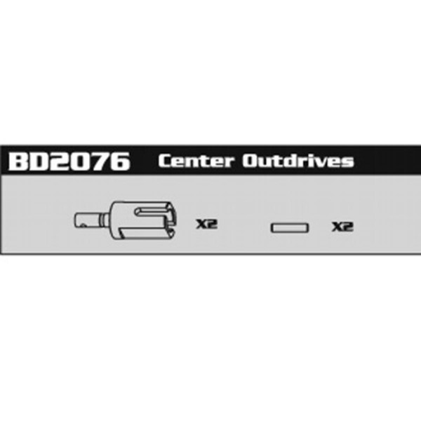 BD2076 Center Outdrives