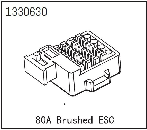 Absima Brushed Fahrtenregler 80A - Yucatan ABS-1330630