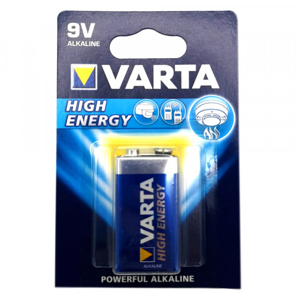 Varta 9V E- Block High Energy Bisterpack 4922 Alkaline