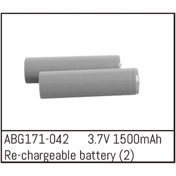 Absima Wiederaufladbare Batterie Li-Ion 3,7V 1500mAh 2Stk.