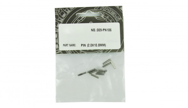 PN106 Pin 2,0x10,8mm, 10 Stück EVO-X 6000