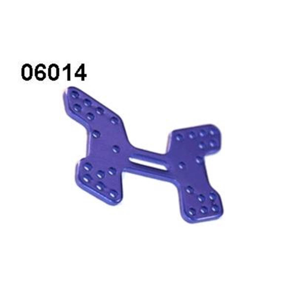 06014 Dämpferbrücke hinten Aluminium