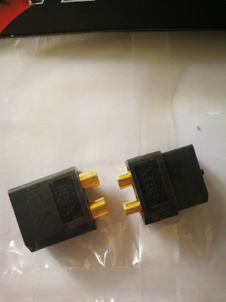 Amewi 28201 RC XT60 Stecker und Buchse schwarz 1 Paar