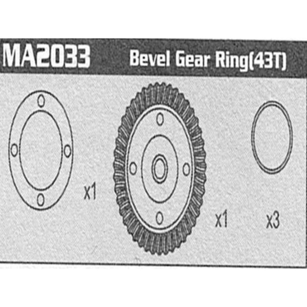 MA2033 Bevel Gear Set Raptor