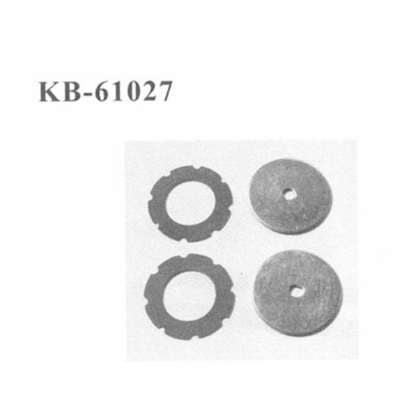 KB-61027 Backplate inkl. Pad für Rutschkupplung