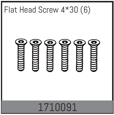 Absima Senkkopfschrauben 4*30 (6 St.) Mamba Rock Racer 1/7 ABS-1710091