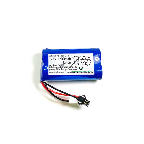 Absima Li-Ion 7,4V Battery Pack 1200mAh