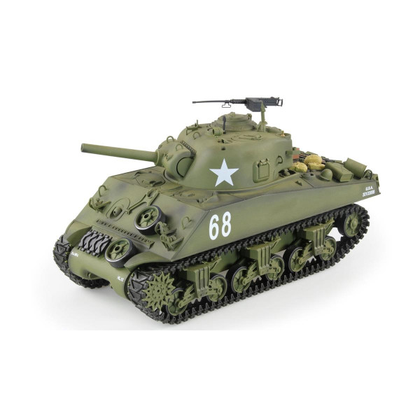 U.S. M4A3 Sherman R&S/2.4GHZ AMEWI QC Control Edition, Holz