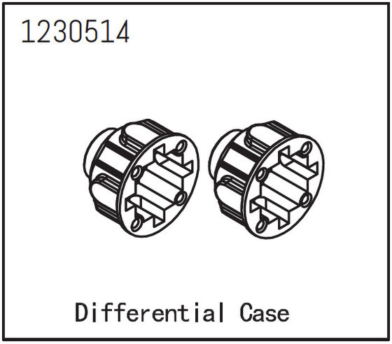 Absima Differentialgehäuse