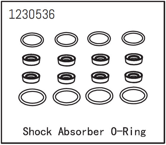 Absima Stoßdämpfer Dichtungsset