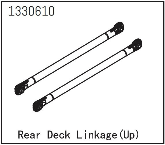 Absima Linkset hinten/oben (2 St.) - Yucatan ABS-1330610