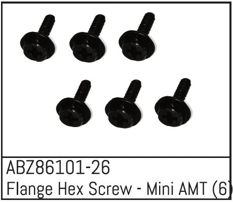 Absima Flange Hex Screw - Mini AMT (6 St.) ABS-ABZ86101-26