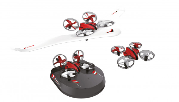 Air Genius Drohne, Luftkissenfahrzeug, Gleiter 3 in 1