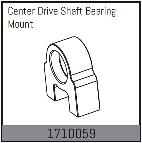 Absima Lagerhalterung für die mittlere Antriebswelle Mamba Rock Racer 1/7 ABS-1710059